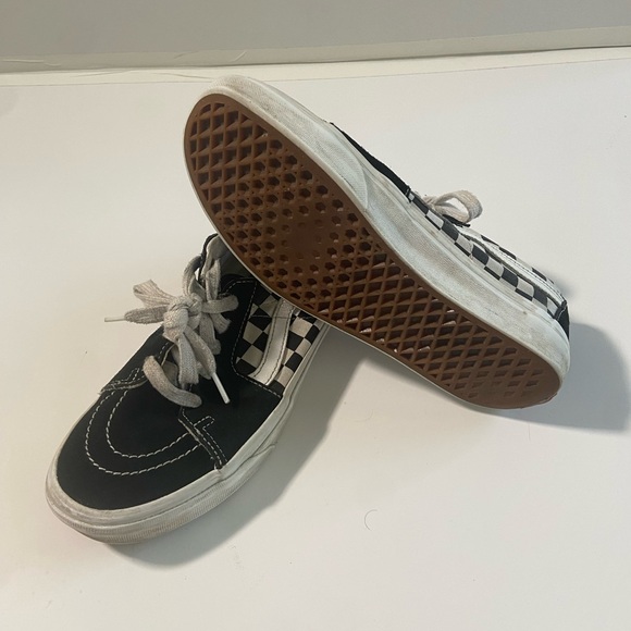 Checkered Old Skool black and white Vans - Picture 4 of 6
